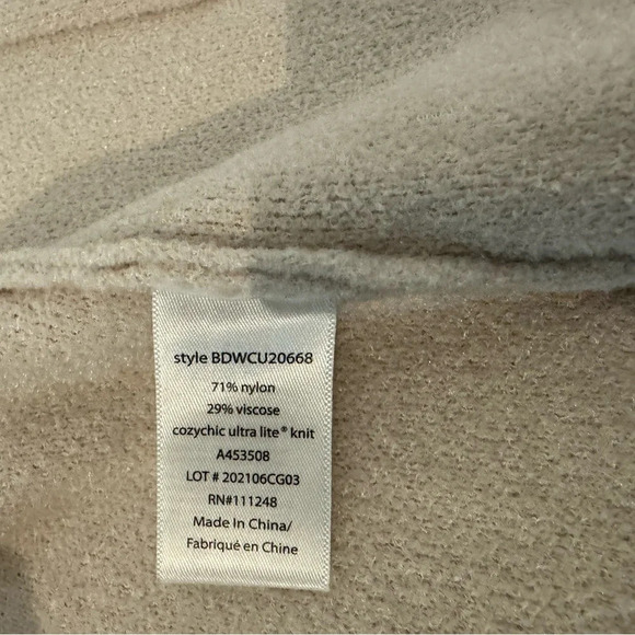 Barefoot Dreams CozyChic Ultra Lite Sleeveless Shawl Vest Relaxed Lagenlook Sml - Picture 11 of 11